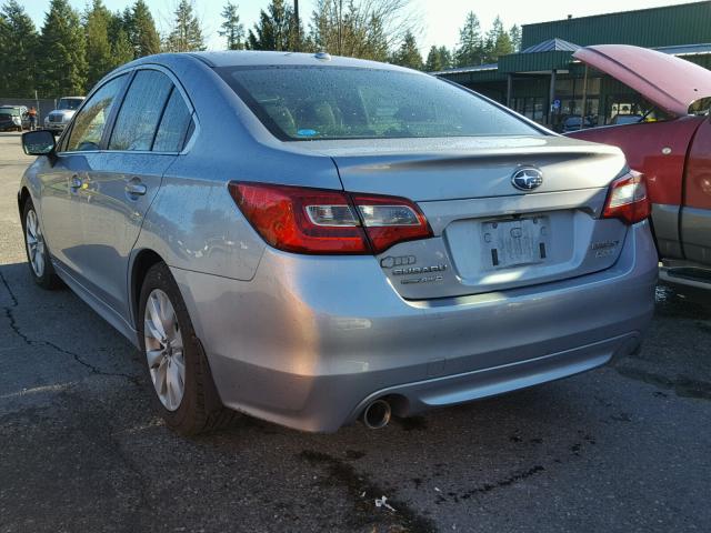 4S3BNAC68F3009049 - 2015 SUBARU LEGACY 2.5 SILVER photo 3