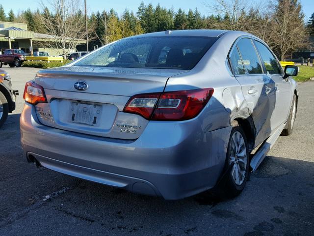 4S3BNAC68F3009049 - 2015 SUBARU LEGACY 2.5 SILVER photo 4