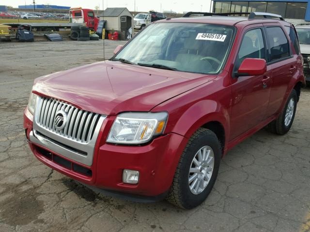 4M2CN8HG6AKJ11098 - 2010 MERCURY MARINER PR RED photo 2