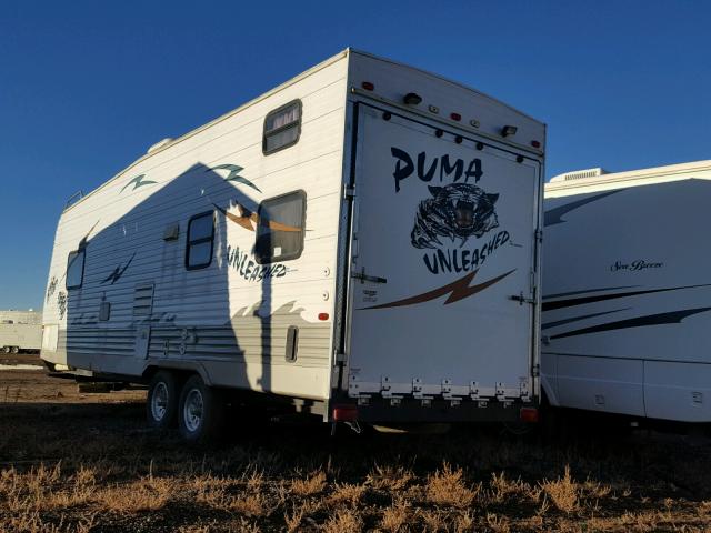 4X4TPTC219P021221 - 2009 PALO TRAILER WHITE photo 3