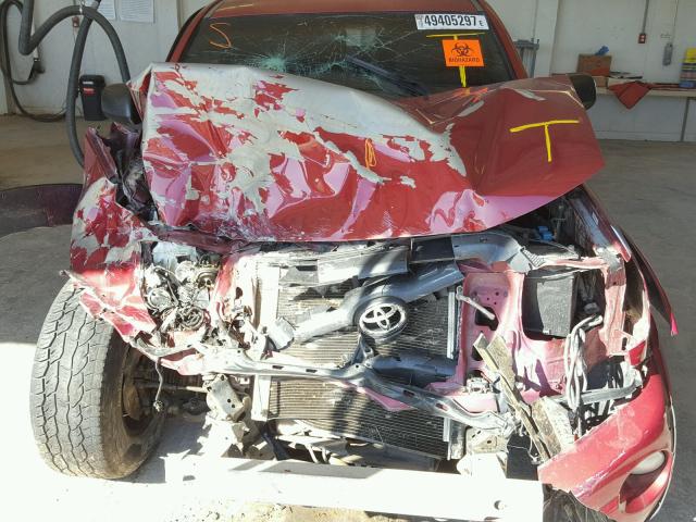 5TEUU42N55Z101869 - 2005 TOYOTA TACOMA ACC BURGUNDY photo 7