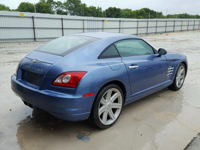 1C3AN69L46X063547 - 2006 CHRYSLER CROSSFIRE BLUE photo 4