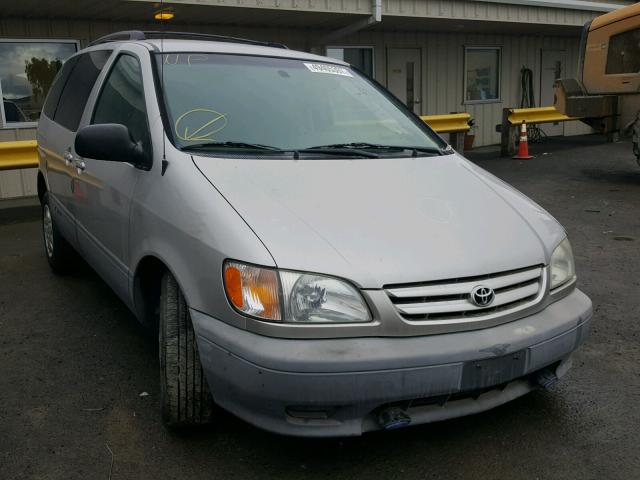 4T3ZF13C12U494546 - 2002 TOYOTA SIENNA LE TAN photo 1