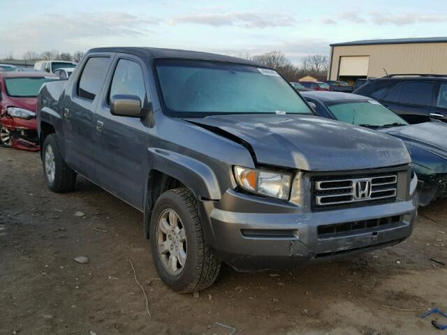 2HJYK16567H509856 - 2007 HONDA RIDGELINE GRAY photo 1