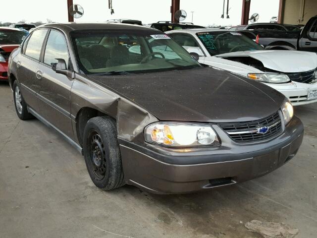 2G1WF52E539431743 - 2003 CHEVROLET IMPALA BROWN photo 1