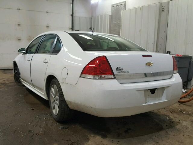 2G1WA5EN5A1222802 - 2010 CHEVROLET IMPALA LS WHITE photo 3