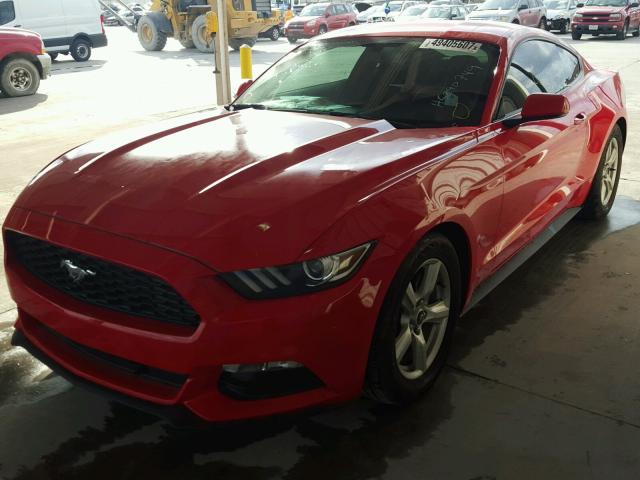 1FA6P8AM0H5290749 - 2017 FORD MUSTANG RED photo 2