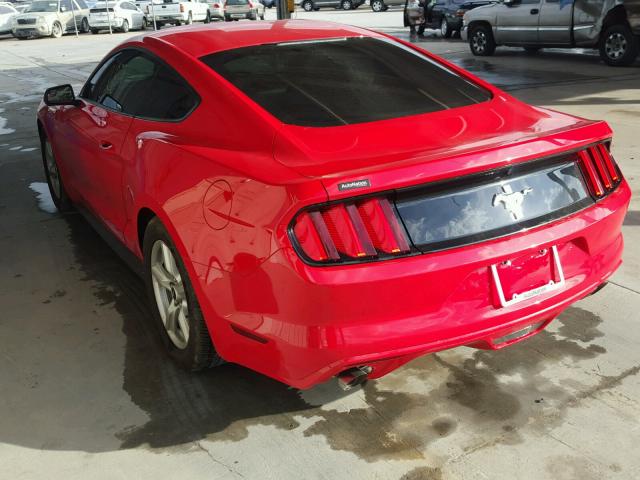 1FA6P8AM0H5290749 - 2017 FORD MUSTANG RED photo 3