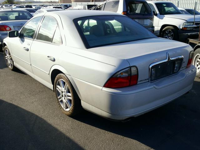 1LNHM87A75Y645169 - 2005 LINCOLN LS WHITE photo 3