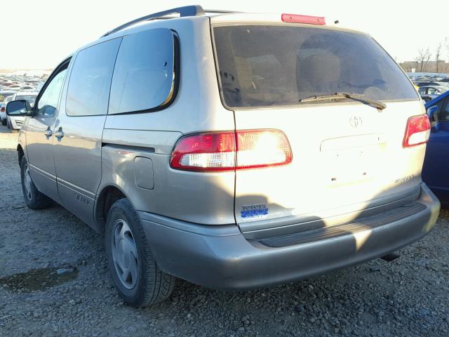 4T3ZF13C31U363245 - 2001 TOYOTA SIENNA LE TAN photo 3