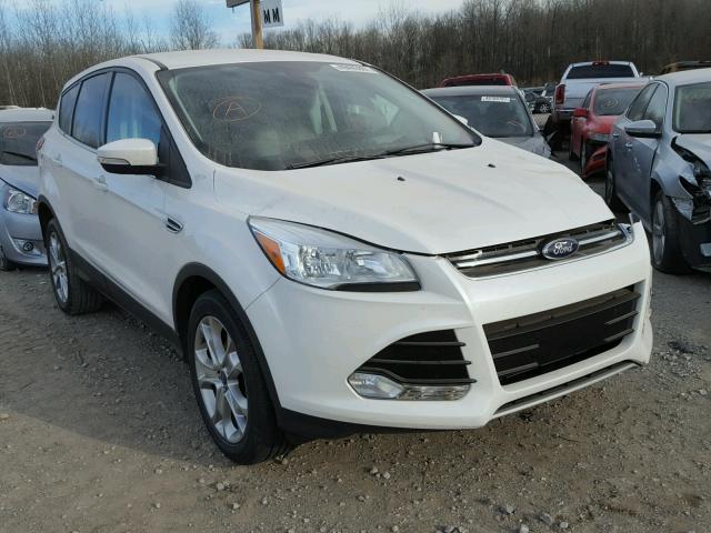 1FMCU0HX9DUB50802 - 2013 FORD ESCAPE SEL WHITE photo 1