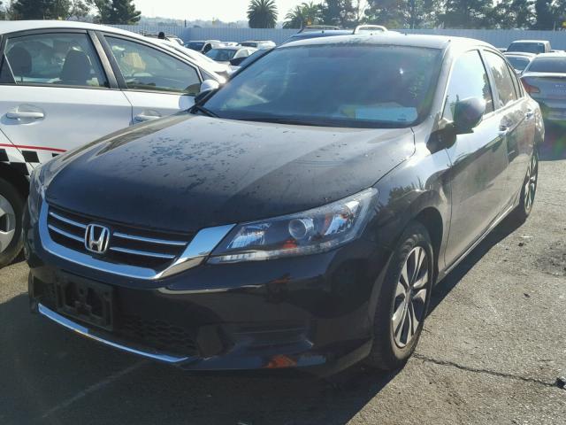 1HGCR2F3XFA250026 - 2015 HONDA ACCORD LX BLACK photo 2