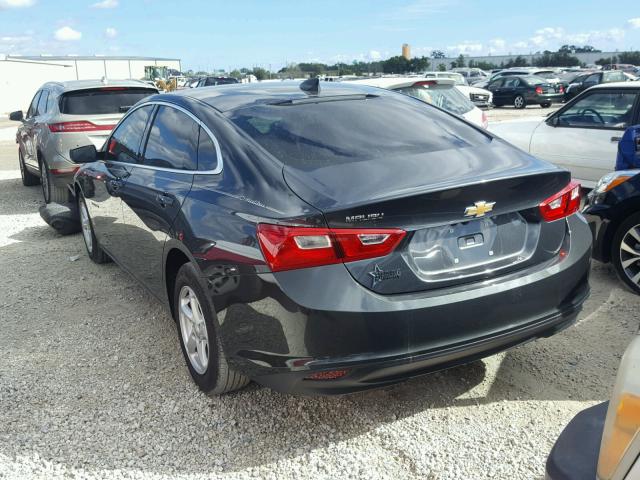 1G1ZB5ST8HF285490 - 2017 CHEVROLET MALIBU LS GRAY photo 3