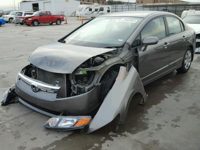 1HGFA16577L002404 - 2007 HONDA CIVIC LX TAN photo 2