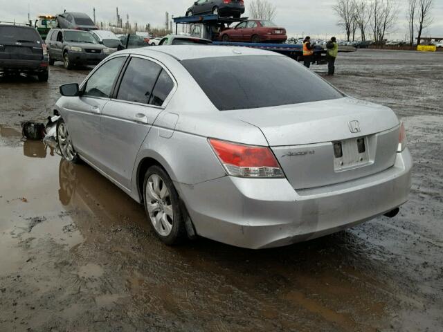 1HGCP2F87AA806416 - 2010 HONDA ACCORD EXL SILVER photo 3