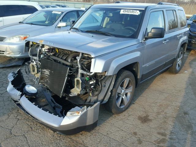 1C4NJPFA0HD171444 - 2017 JEEP PATRIOT LA SILVER photo 2