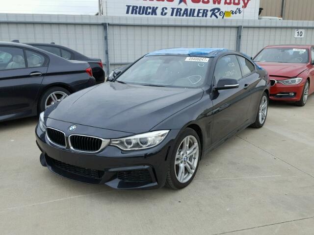 WBA3R1C55EF774228 - 2014 BMW 435 I BLACK photo 2