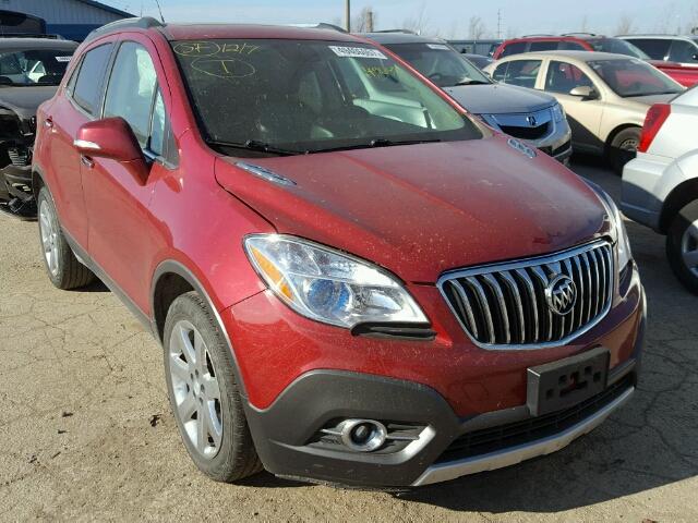 KL4CJCSB2EB552244 - 2014 BUICK ENCORE RED photo 1