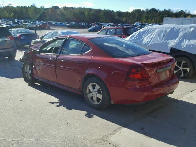 2G2WP552081133097 - 2008 PONTIAC GRAND PRIX წითელი ფოტო 3