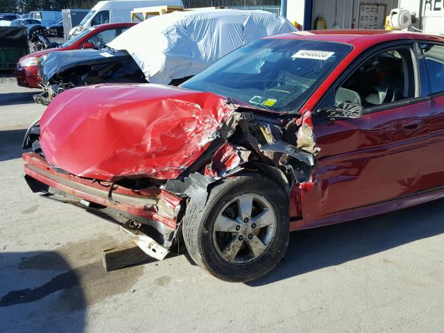 2G2WP552081133097 - 2008 PONTIAC GRAND PRIX წითელი ფოტო 9