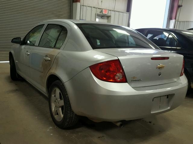 1G1AF5F57A7173549 - 2010 CHEVROLET COBALT 2LT SILVER photo 3