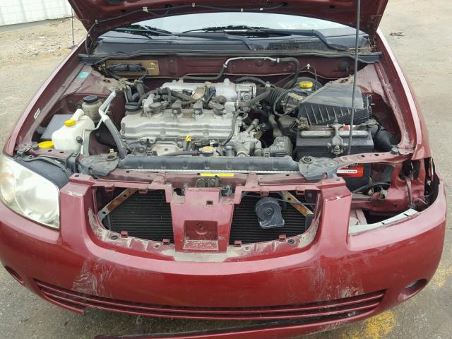 3N1CB51D66L557936 - 2006 NISSAN SENTRA 1.8 BURGUNDY photo 7