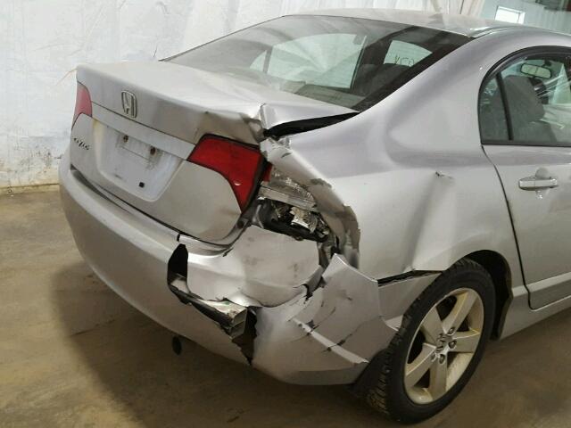 2HGFA16858H315072 - 2008 HONDA CIVIC EX 银色 照片 9