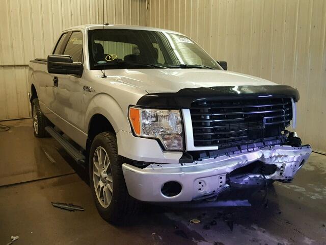 1FTFX1EF7EKG57639 - 2014 FORD F150 SUPER SILVER photo 1