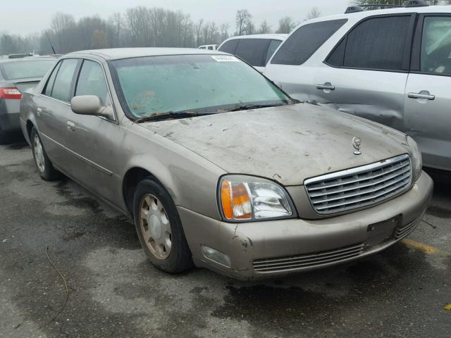 1G6KD54Y41U104367 - 2001 CADILLAC DEVILLE BEIGE photo 1