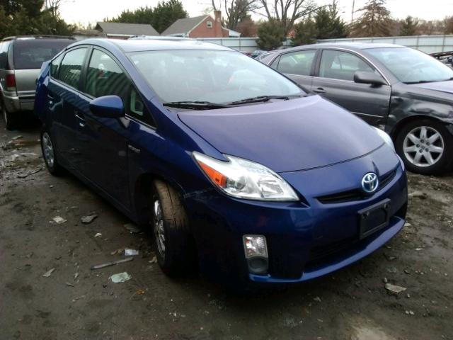 JTDKN3DU2B5321603 - 2011 TOYOTA PRIUS BLUE photo 1