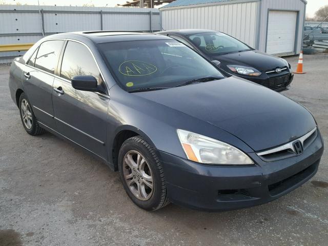 1HGCM56806A158421 - 2006 HONDA ACCORD EX GRAY photo 1