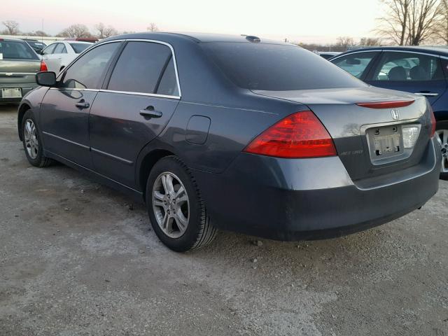 1HGCM56806A158421 - 2006 HONDA ACCORD EX GRAY photo 3