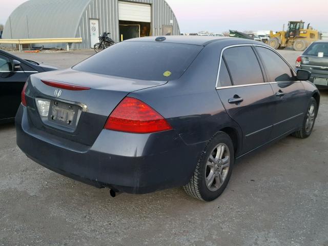 1HGCM56806A158421 - 2006 HONDA ACCORD EX GRAY photo 4