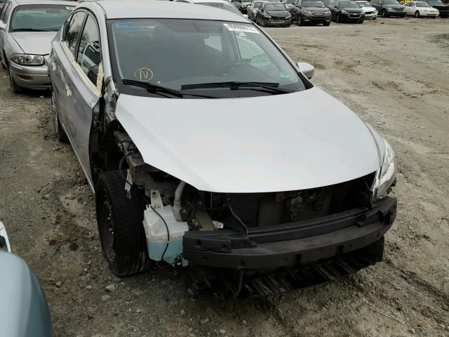 1N4AB7AP8DN909993 - 2013 NISSAN SENTRA S SILVER photo 1