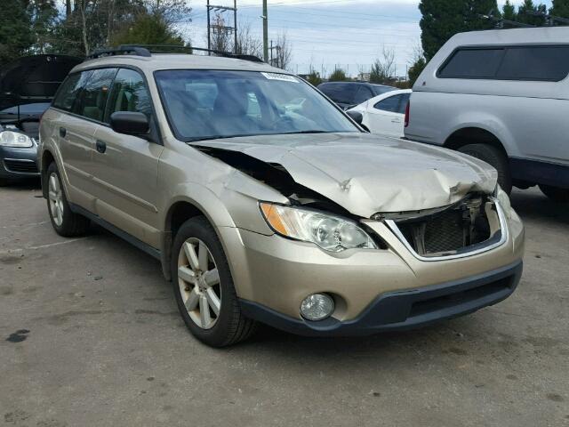 4S4BP61C887358901 - 2008 SUBARU OUTBACK 2. TAN photo 1