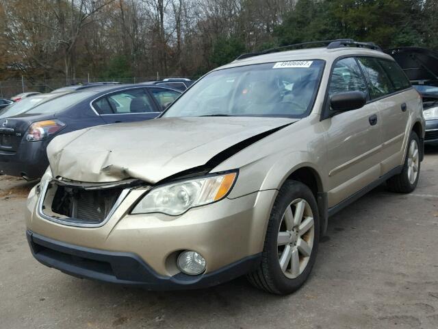 4S4BP61C887358901 - 2008 SUBARU OUTBACK 2. TAN photo 2