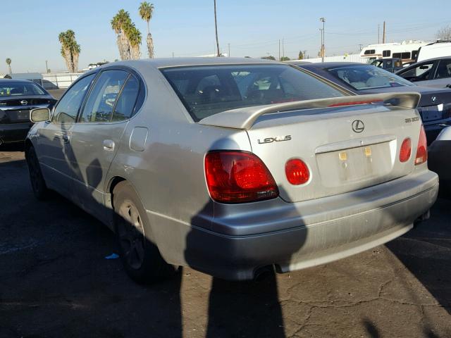 JT8BD69S730177927 - 2003 LEXUS GS 300 SILVER photo 3