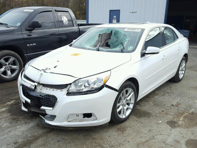 1G11C5SL9FF159680 - 2015 CHEVROLET MALIBU 1LT WHITE photo 2