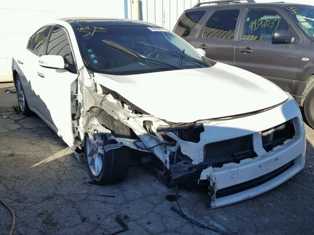 1N4AA5APXBC854950 - 2011 NISSAN MAXIMA S WHITE photo 1