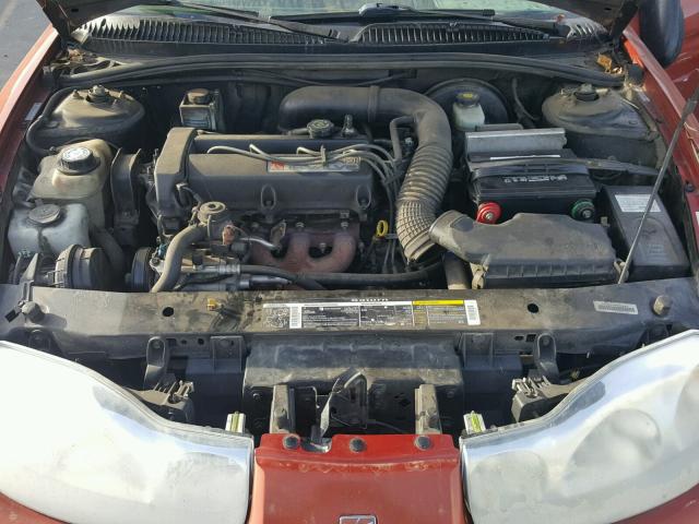 1G8ZY12772Z187312 - 2002 SATURN SC2 ORANGE photo 7