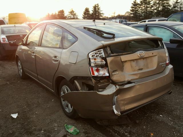 JTDKB20U583305389 - 2008 TOYOTA PRIUS TAN photo 3