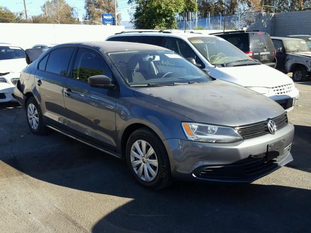 3VW2K7AJ7CM469037 - 2012 VOLKSWAGEN JETTA BASE 灰色 照片 1