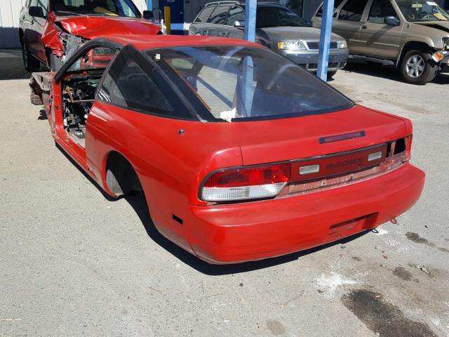 JN1MS36P4MW002518 - 1991 NISSAN 240SX BASE RED photo 3