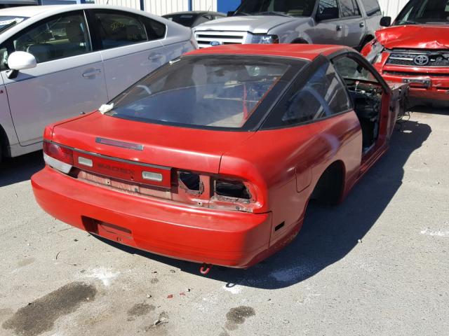 JN1MS36P4MW002518 - 1991 NISSAN 240SX BASE RED photo 4