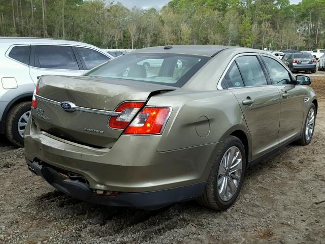 1FAHP2FW5CG119394 - 2012 FORD TAURUS LIM GREEN photo 4