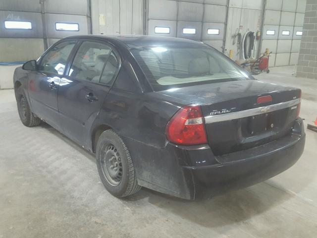 1G1ZS58F57F132436 - 2007 CHEVROLET MALIBU LS 黑色 照片 3