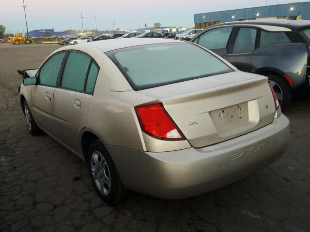 1G8AJ52F94Z204145 - 2004 SATURN ION LEVEL TAN photo 3