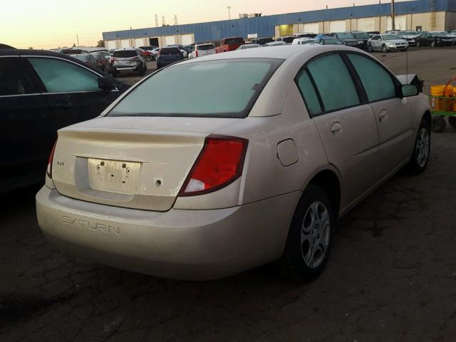 1G8AJ52F94Z204145 - 2004 SATURN ION LEVEL TAN photo 4