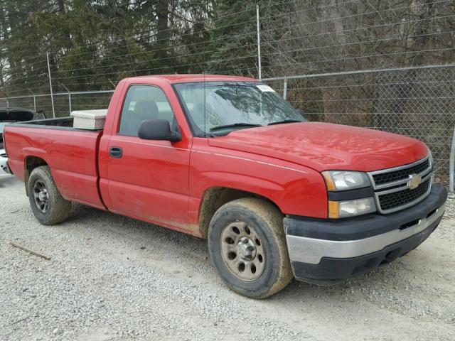 3GCEC14X26G274413 - 2006 CHEVROLET SILVERADO RED photo 1