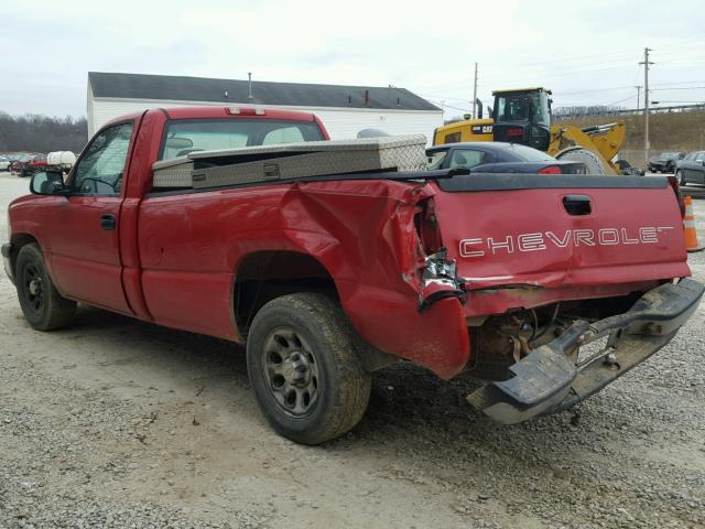 3GCEC14X26G274413 - 2006 CHEVROLET SILVERADO RED photo 3